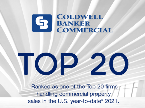 Coldwell Banker Commercial is One of the Top 20 Firms in the U.S. for Sales Transaction Market Share!